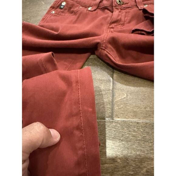 Adriano Goldschmied AG Womens Red The Stilt Cigarette Leg Jeans Size 25R USA - Picture 10 of 10